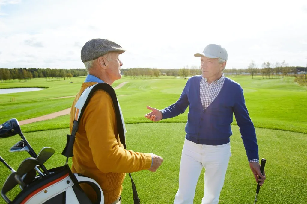 Golf players